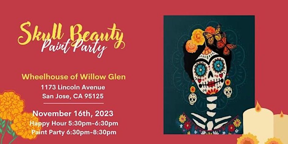 Skull Beauty Paint Party
