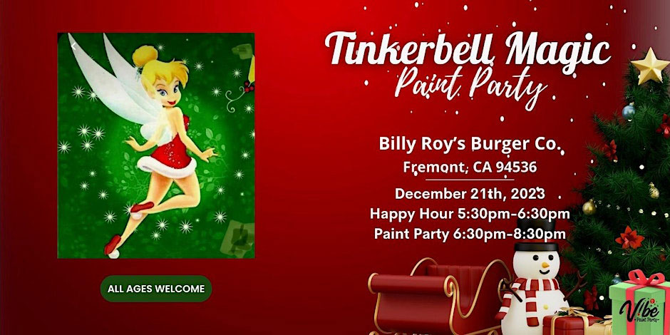 Tinkerbell Magic Paint Party - Its A Vibe Paint Party